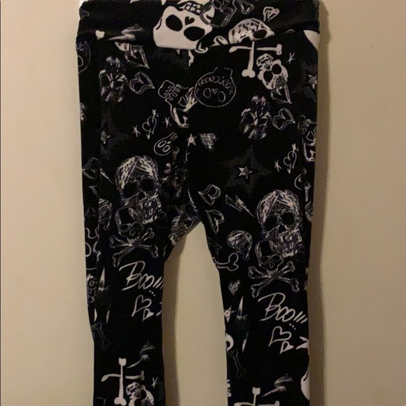 No Boundaries Pants - Black xl skull leggings